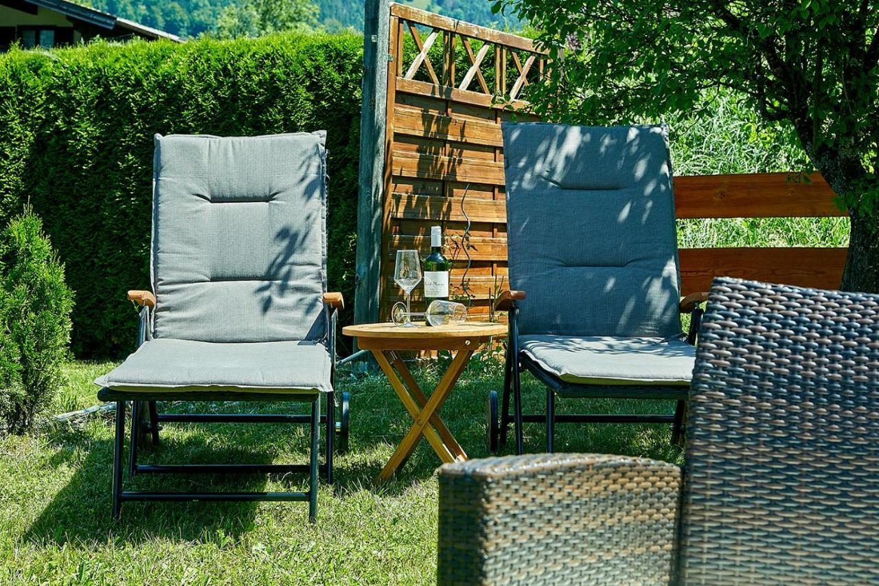 Chiemgauferienwohnungen - Wanderlust Und Alpenrose Unterwössen Exterior foto